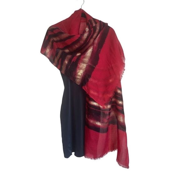 “Year of the Tiger” - Hand Painted Pashmina - Bid Now = Discounted Shipping - Picture 9 of 13